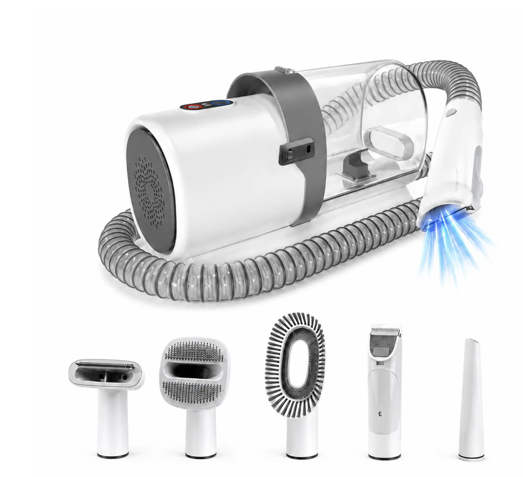 Groom Ease vacuum and full attachment set